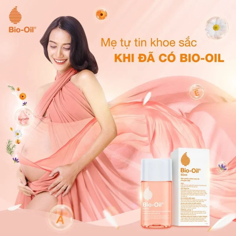 Serum dưỡng da Bio Oil Skincare Oil 60/125ml giúp giảm rạn da mờ sẹo