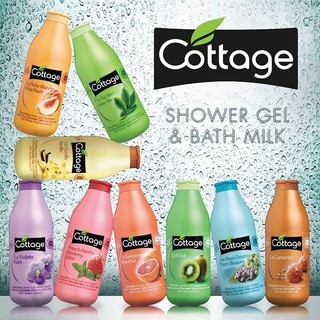 Sữa tắm Cottage Pháp 750ml dưỡng ẩm, trắng da