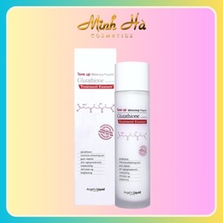 Nước hoa hồng Angel's Liquid Tone Up Whitening Program Glutathione Treatment Essence 150ml dưỡng ẩm phục hồi da