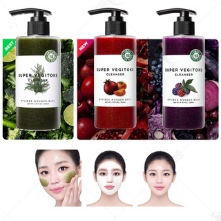 Sữa rửa mặt rau củ Super Vegitoks Cleanser 300ml làm sạch dịu nhẹ