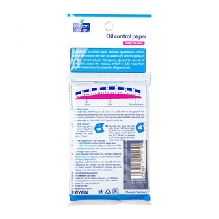 Giấy thấm dầu Mayan Skincare Oil Control Paper thấm hút dầu thừa hiệu quả