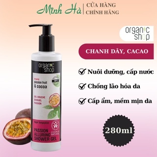 Sữa tắm Organic Shop dạng gel 280ml giúp nuôi dưỡng làn da mềm mại