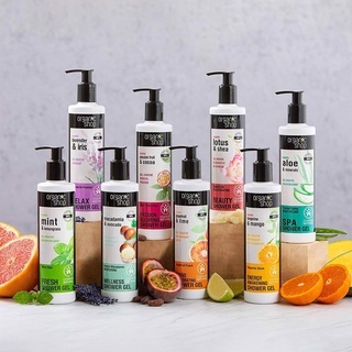Sữa tắm Organic Shop dạng gel 280ml giúp nuôi dưỡng làn da mềm mại