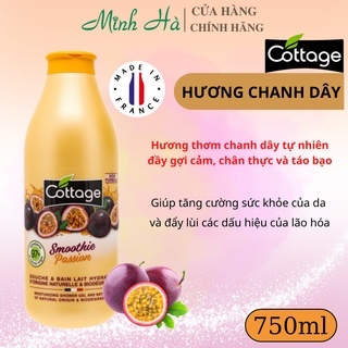 Sữa tắm Cottage Pháp 750ml dưỡng ẩm, trắng da