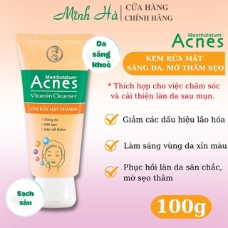 Sữa rửa mặt kiểm soát nhờn Acnes 100g giúp kiểm soát nhờn, ngăn hình thành mụn mới