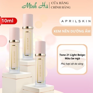 Kem nền April Skin Perfect Magic Cover Fit Foundation 10ml dưỡng ẩm lâu trôi dành cho da khô