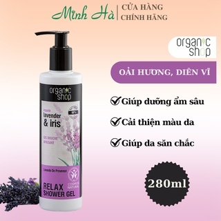 Sữa tắm Organic Shop dạng gel 280ml giúp nuôi dưỡng làn da mềm mại