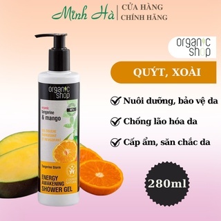 Sữa tắm Organic Shop dạng gel 280ml giúp nuôi dưỡng làn da mềm mại