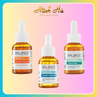 Serum Balance Vitamin C, Niacinamide, Hyaluronic 30/60ml giúp dưỡng ẩm, sáng da và chống lão hóa vượt trội