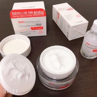 Kem dưỡng trắng Angel's Liquid 7Day Whitening Program Glutathione 700 V-Cream 50ml trắng da, mờ thâm nám