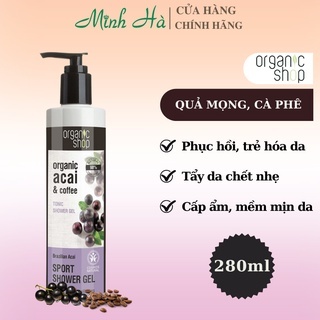 Sữa tắm Organic Shop dạng gel 280ml giúp nuôi dưỡng làn da mềm mại