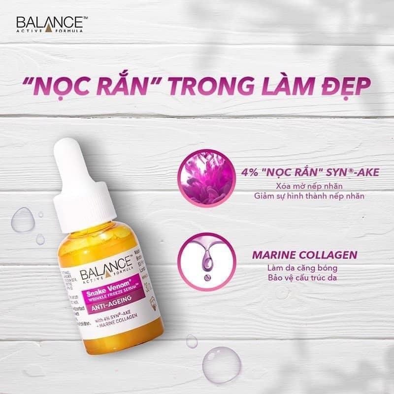 Serum Balance Vitamin C, Niacinamide, Hyaluronic 30/60ml giúp dưỡng ẩm, sáng da và chống lão hóa vượt trội