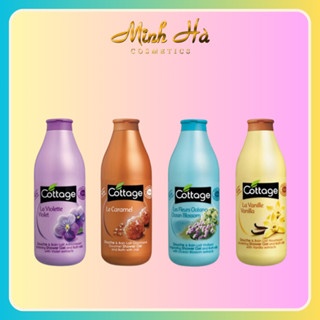 Sữa tắm Cottage Pháp 750ml dưỡng ẩm, trắng da