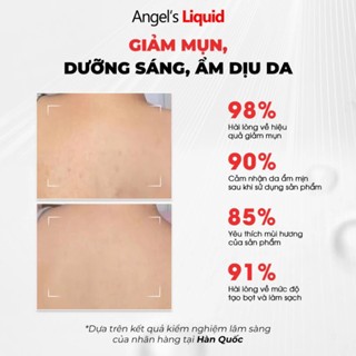 Sữa tắm Angel's Liquid Glutathione + BHA Exfoliating Body Wash 500g giảm mụn, ngăn ngừa mụn mới và mờ thâm
