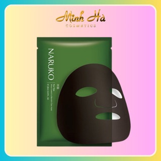Mặt nạ tràm trà Naruko Tea Tree Shine Control & Blemish Clear Mask 25ml kiểm soát dầu mụn nhập khẩu Đài Loan