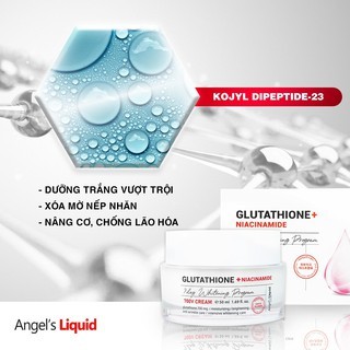 Kem dưỡng Angel's Liquid Glutathione Plus Niacinamide 7Day Whitening Program V-Cream 50ml dưỡng trắng vượt trội