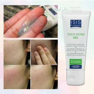 Sữa rửa mặt ISIS Pharma Teen Derm Gel 40/150ml giảm nhờn và giảm mụn