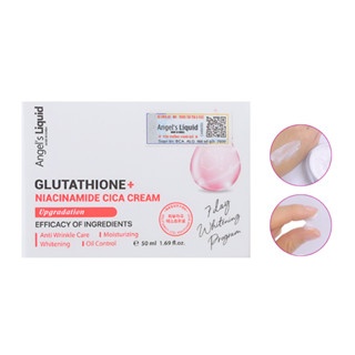Kem dưỡng Angel’s Liquid Glutathione + Niacinamide Cica Cream (Upgradation) 50ml dưỡng trắng chống lão hóa