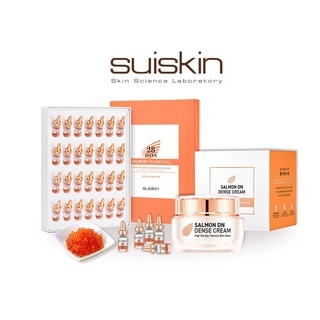 Serum tế bào gốc trứng cá hồi Suiskin Salmon DN Ampoule 2ml chống nhăn và lão hóa