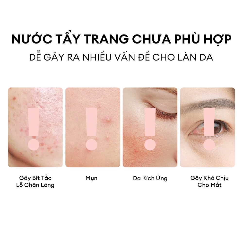 Nước tẩy trang Colorkey Micellar Cleansing Water In Oil All in 1 500ml