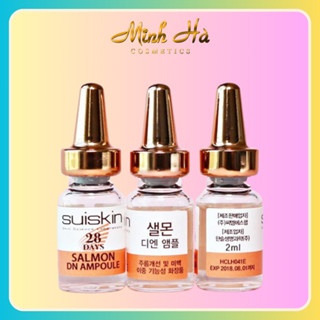 Serum tế bào gốc trứng cá hồi Suiskin Salmon DN Ampoule 2ml chống nhăn và lão hóa