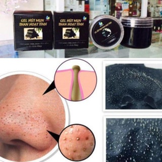 Gel hút mụn than tre Ngân Bình 50g loại bỏ bã nhờn làm sạch dầu thừa
