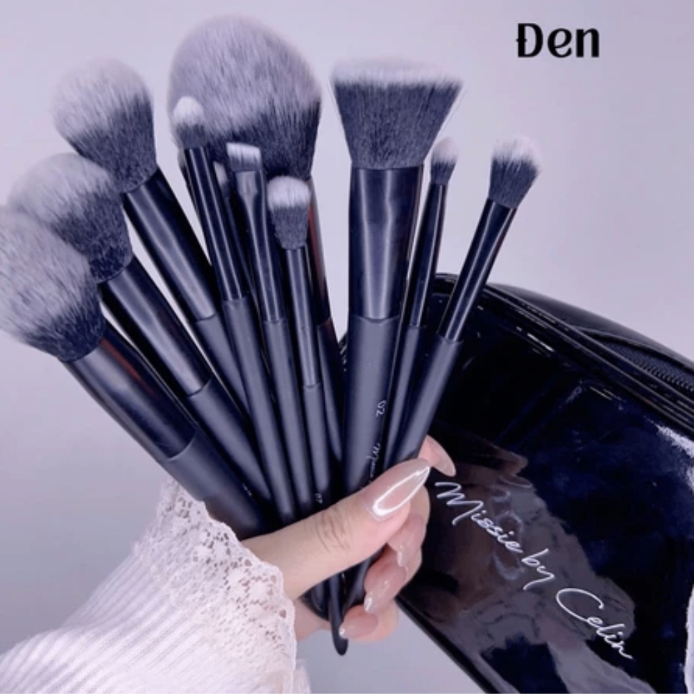 Bộ cọ Celin Missie 12 cây kèm túi chất lông mềm mại đa năng