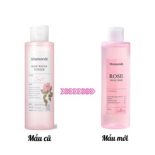 Nước hoa hồng Mamonde 250ml giúp dưỡng ẩm và cân bằng da