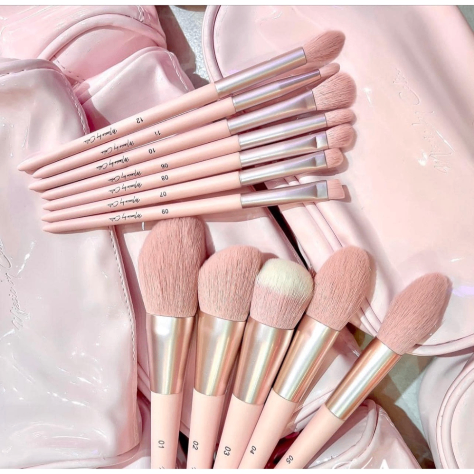 Bộ cọ Celin Missie 12 cây kèm túi chất lông mềm mại đa năng
