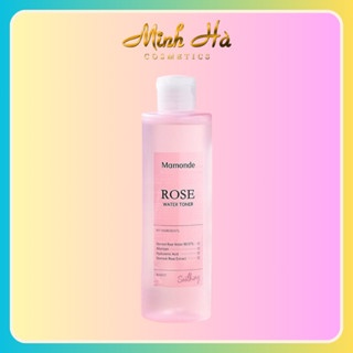 Nước hoa hồng Mamonde 250ml giúp dưỡng ẩm và cân bằng da