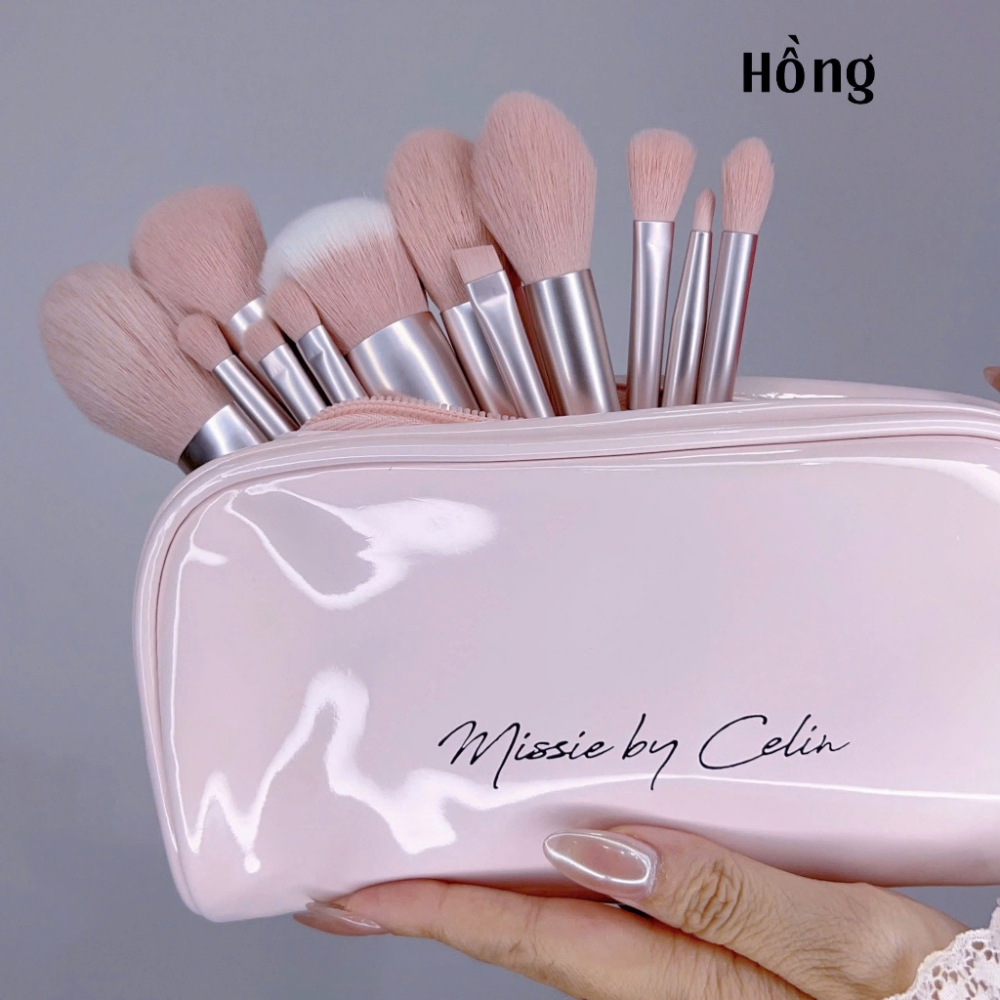 Bộ cọ Celin Missie 12 cây kèm túi chất lông mềm mại đa năng