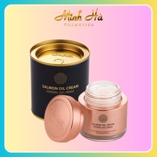 Kem dưỡng dầu cá hồi Cre8skin Salmon Oil Cream 80g dưỡng trắng da mờ thâm nám