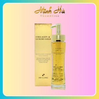 Serum 3W Clinic Collagen And Luxury Gold 150ml giúp da bạn trắng hồng, mịn màng, se khít lỗ chân lông