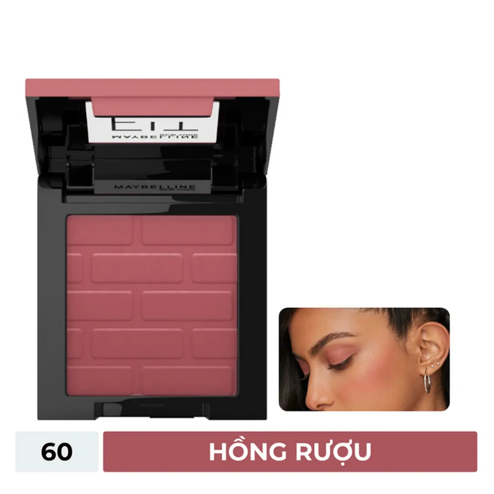 Phấn má hồng Maybelline Fit Me Mono Blush 4.5g tự nhiên lên màu chuẩn