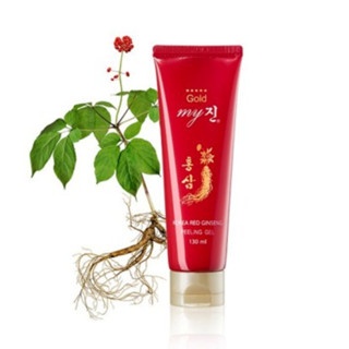 Gel tẩy da chết Nhân sâm My Gold Korea Red Ginseng Peeling Gel 130ml làm sáng da thông thoáng lỗ chân lông