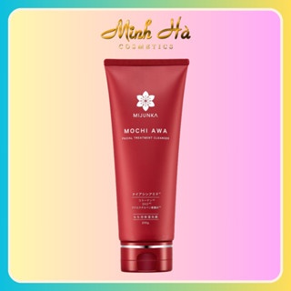 Sữa rửa mặt MIJUNKA Mochi Awa Facial Treatment Cleanser 200g lớp bọt mịn nhẹ nhàng làm sạch da
