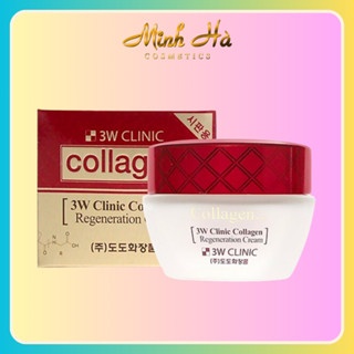 Kem dưỡng da 3W Clinic Collagen Regeneration Cream 60ml giúp dưỡng ẩm và chống lão hóa