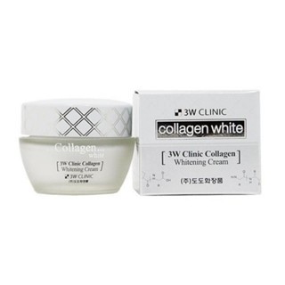Kem dưỡng da 3W Clinic Collagen Whitening Cream 60ml dưỡng trắng và làm đồng đều màu da