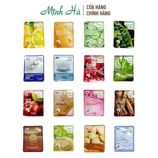 Mặt nạ giấy 3W Clinic Fresh Mask Sheet 23ml cung cấp độ ẩm dưỡng chất chuyên sâu