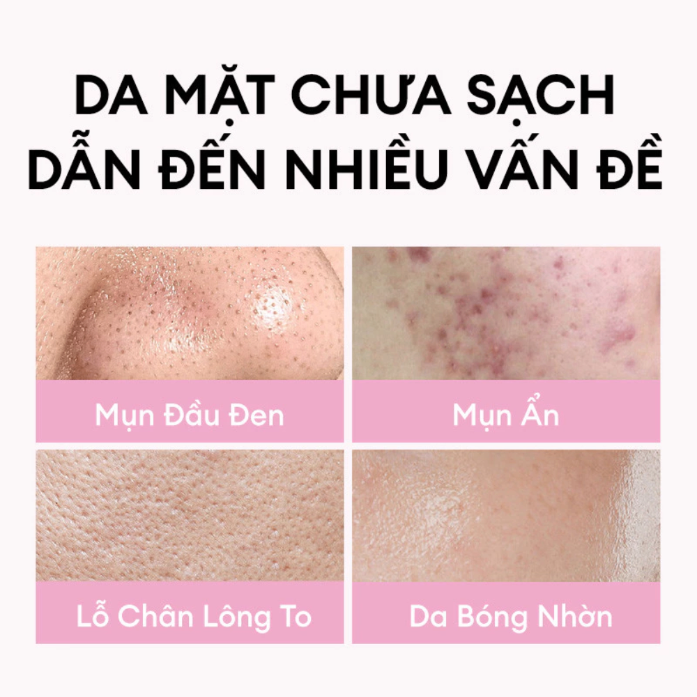 Sữa rửa mặt Colorkey Luminous Lotus Brightening Clay Cleanser 20/100g làm sạch sâu hỗ trợ sáng da