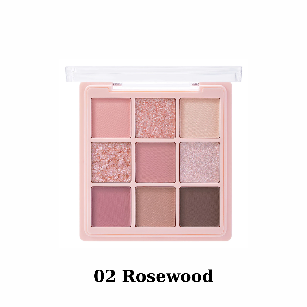 Phấn mắt 9 ô Odbo Shadow & Me Palette OD2014 6.5g chất phấn mịn lì lên màu chuẩn