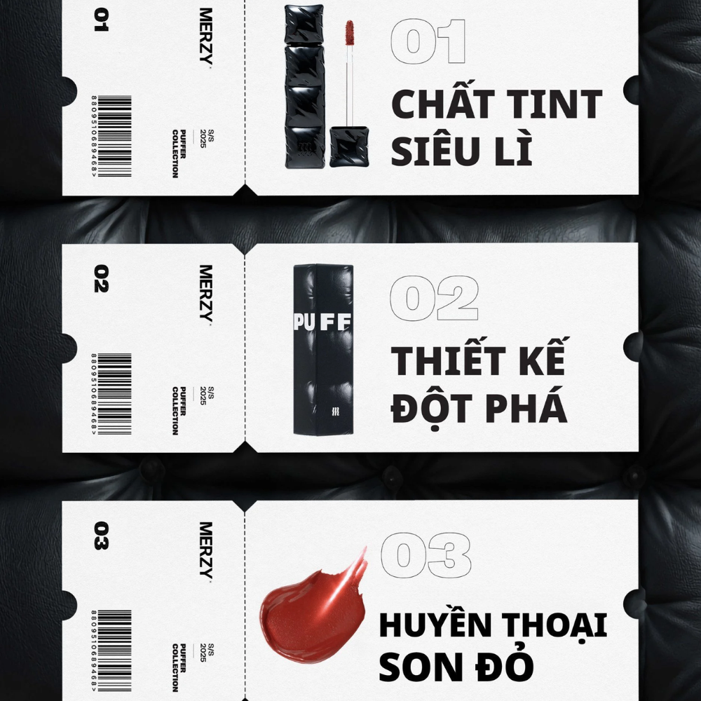 Son kem lì Merzy Puffer The First Velvet Tint #V6