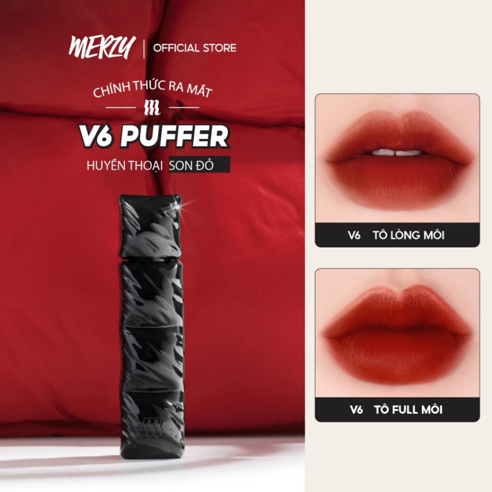Son kem lì Merzy Puffer The First Velvet Tint #V6