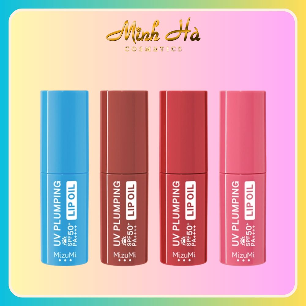 Dưỡng môi MizuMi UV Plumping Lip Oil Rouge 4g dưỡng ẩm làm mềm môi