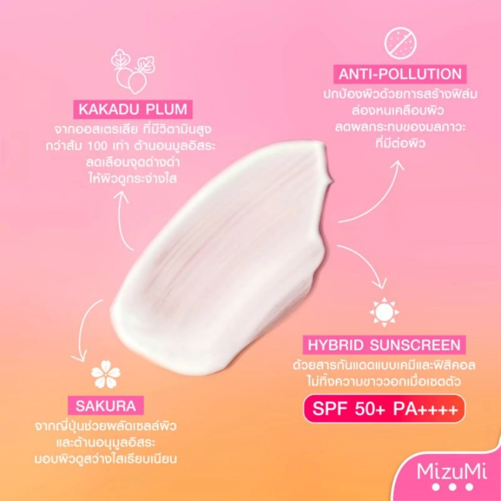 Dưỡng thể chống nắng MizuMi UV Bright Body Serum SPF50+ PA++++ 180ml (có mùi)