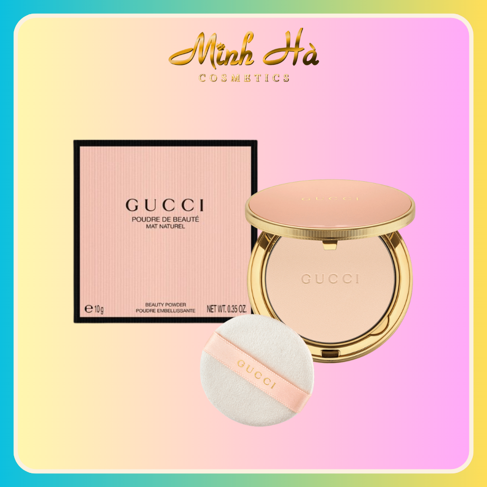 Phấn phủ Gucci Poudre De Beaute Mat Naturel 10g mịn lì kiềm dầu hiệu quả