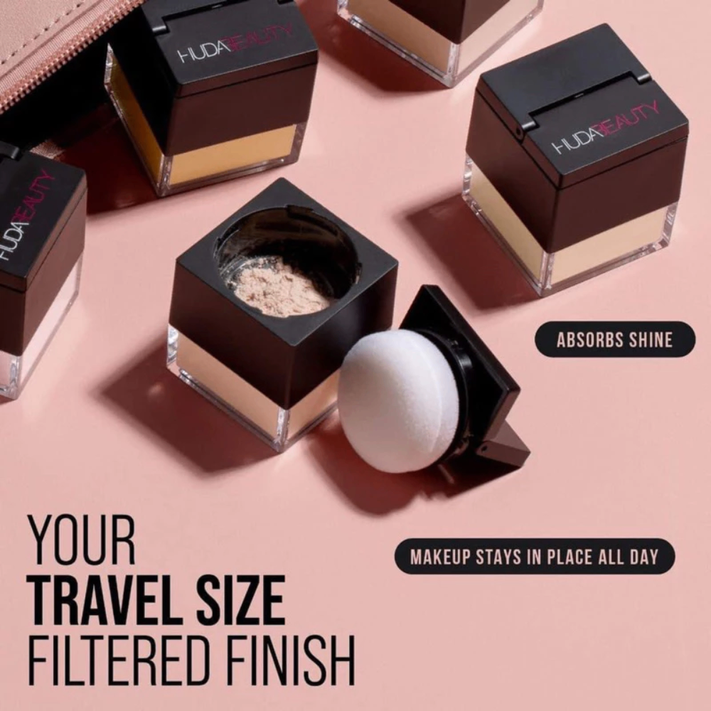 Phấn phủ bột Huda Beauty Baby Bake Loose Baking & Setting Powder 6/20g mịn lì kiềm dầu hoàn hảo