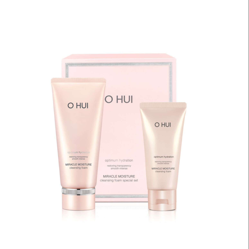 (Tách set) Sữa rửa mặt Ohui Miracle Moisture Cleansing Foam 100/200ml cấp ẩm làm sạch sâu