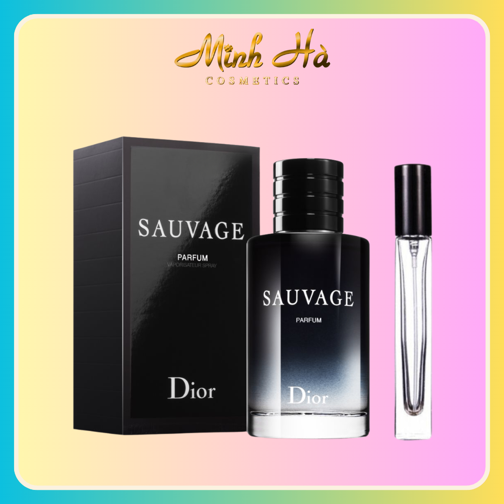 Chiết 10ml nước hoa Dior Sauvage Parfum EDP hương thanh cay mộc mạc