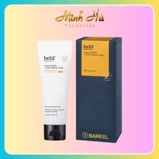 Mặt nạ ngủ dưỡng ẩm Belif super knights - multi vitamin mask 120ml (Dạng tuýp) cấp nước da căng mịn suốt nhiều giờ liền